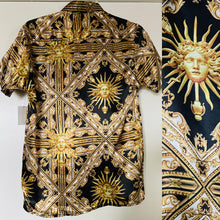 Load image into Gallery viewer, BAROQUE GOLD New ITALIAN Designer-Inspired BAROQUE MEDUSA Shirt
