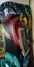 Load image into Gallery viewer, BAROQUE GOLD Italian Designer Style MEDUSA PRINT JOGGER PANTS NWT Size Small