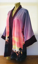 Load image into Gallery viewer, PALM SPRINGS SUNSET, CALIFORNIA KIMONO
