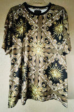 Load image into Gallery viewer, BAROQUE GOLD Unique NWT Italian Designer Style MEDUSA Print WEARABLE ART Shirt Size 3X