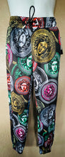 Load image into Gallery viewer, BAROQUE GOLD Italian Designer Style MEDUSA PRINT JOGGER PANTS NWT Size Small