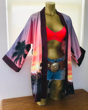 Load image into Gallery viewer, PALM SPRINGS SUNSET, CALIFORNIA KIMONO